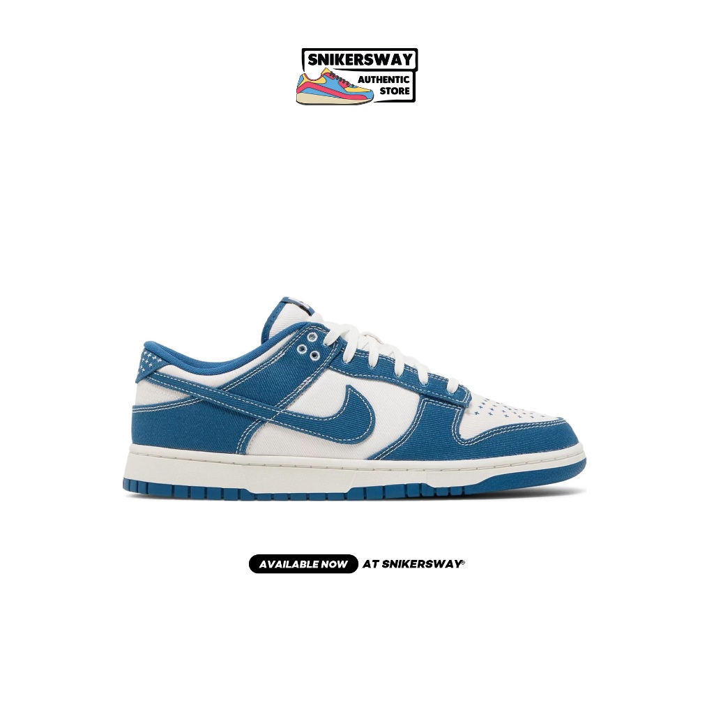 Jual Nike Dunk Low Industrial Blue Sashiko BNIB Original Shopee Indonesia