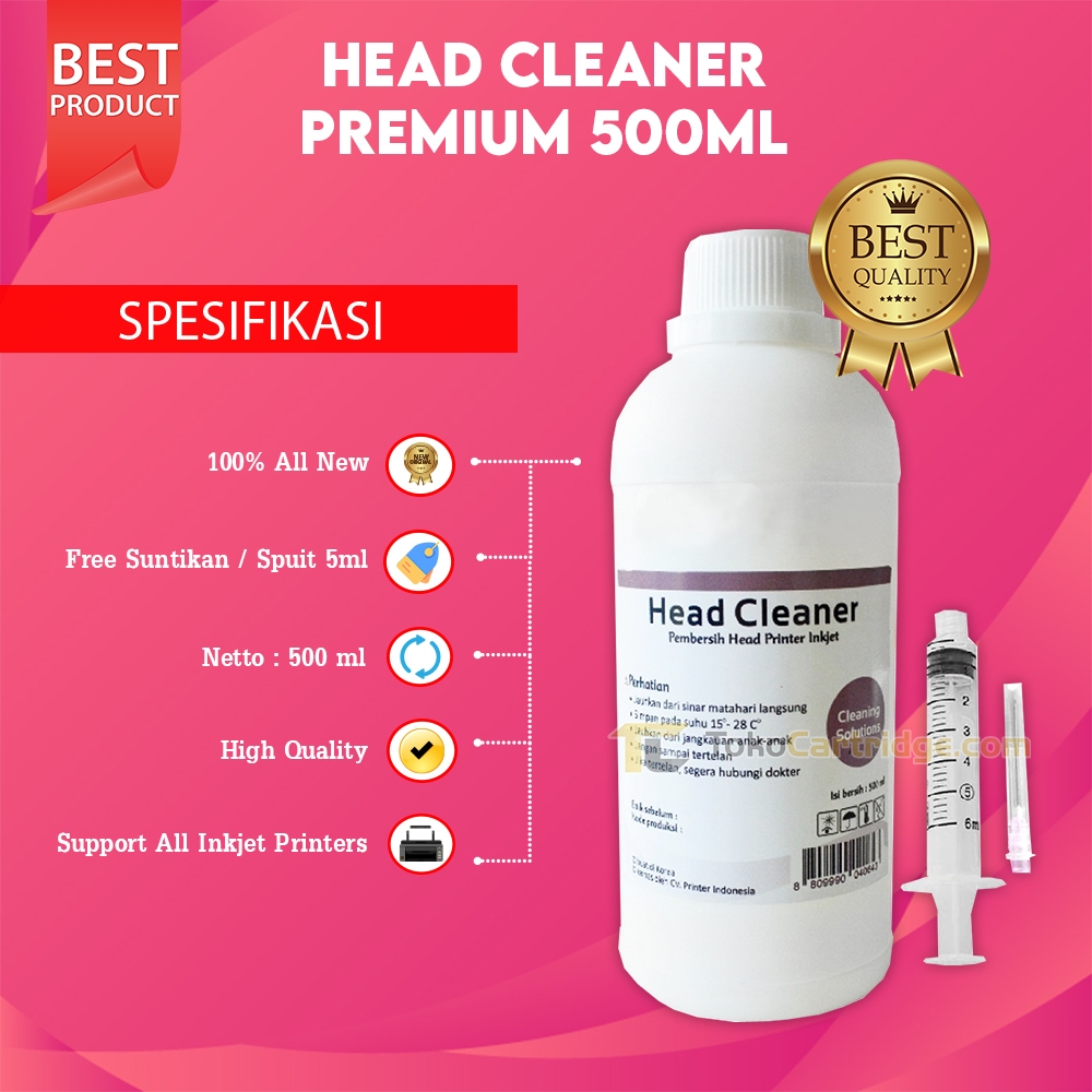 Jual Head Cleaner DTG 500ml Cairan Pembersih Head dan Cartridge