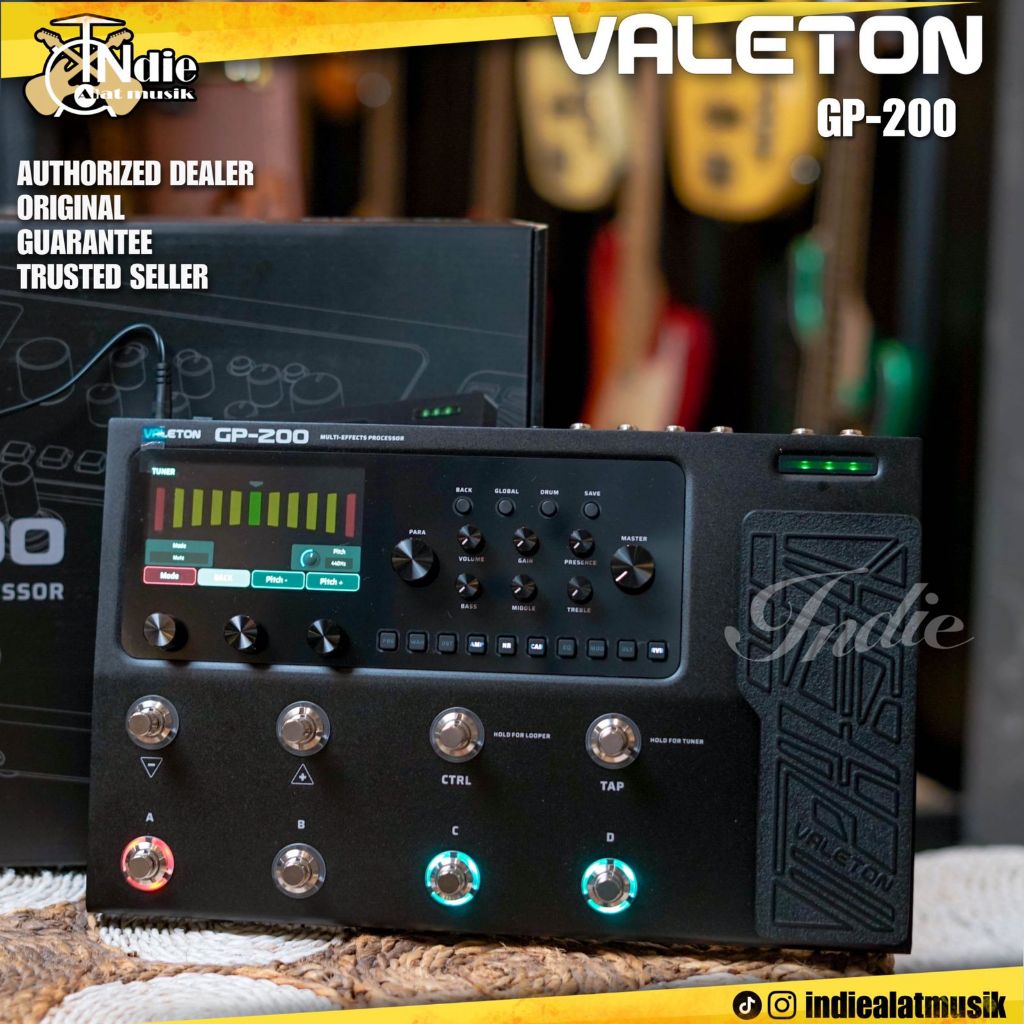 Jual Valeton GP200 GP 200 Multi Effect Processor l Efek Gitar Digital ...