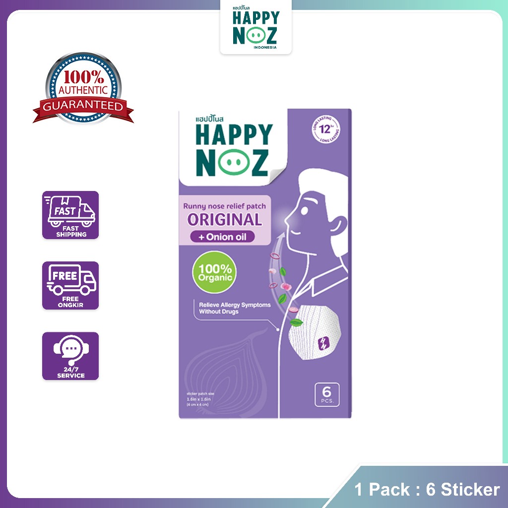 Jual Happy Noz Adult Original | Sticker Bawang - Meredakan Alergi ...