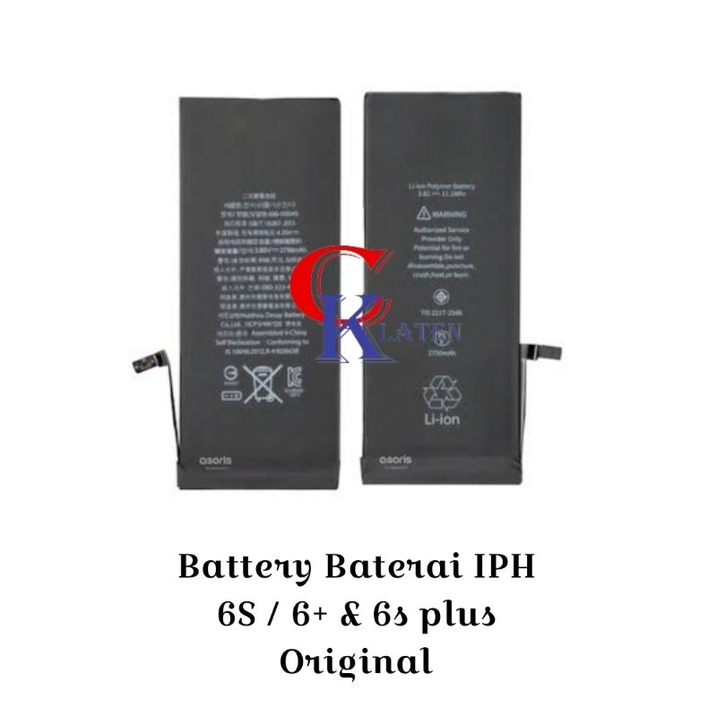 Jual Battery Baterai IPH 6S / 6+ & 6s plus Original | Shopee Indonesia