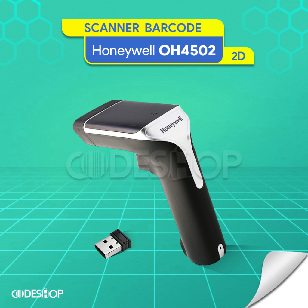 Jual Honeywell OH4502 Wireless Handheld Barcode Scanner 2D Imager Auto