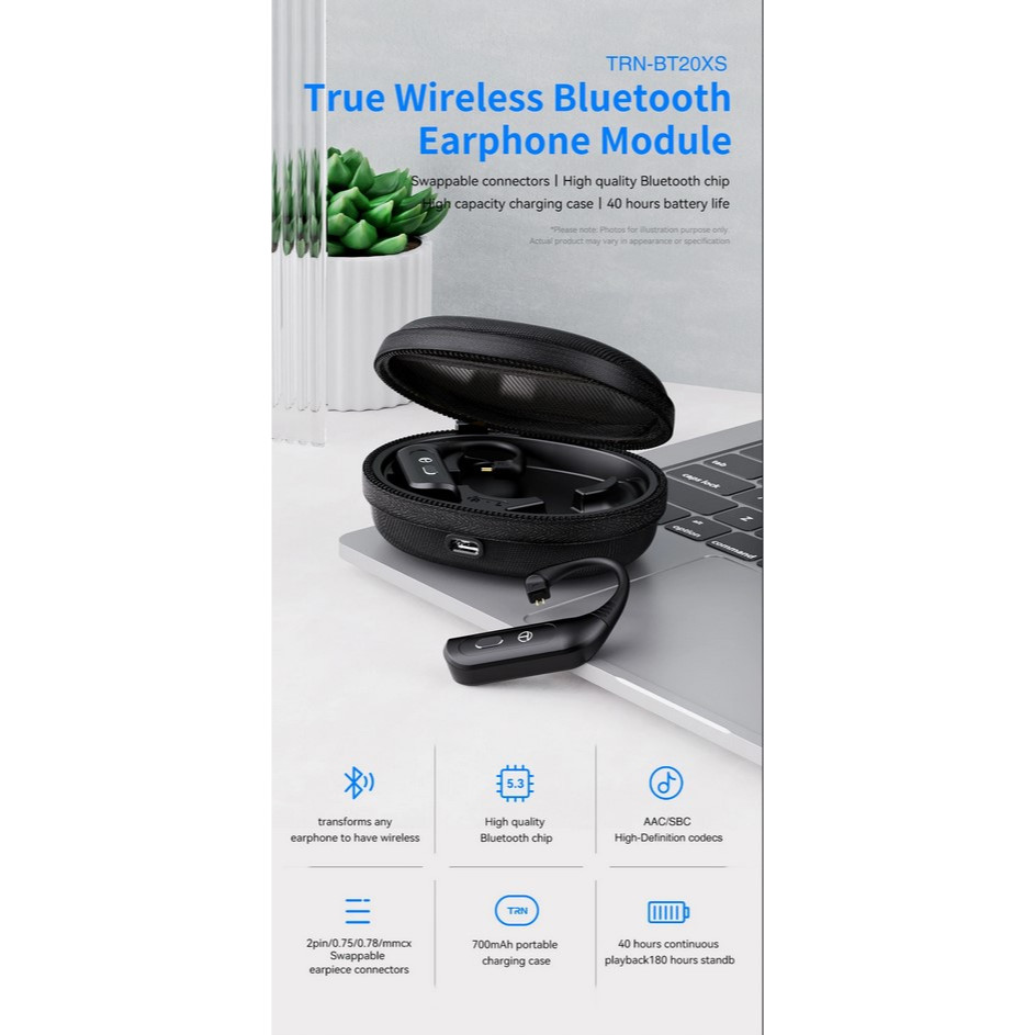 Jual TRN BT20XS True Wireless Bluetooth 5.3 Module for Earphone IEM AAC ...