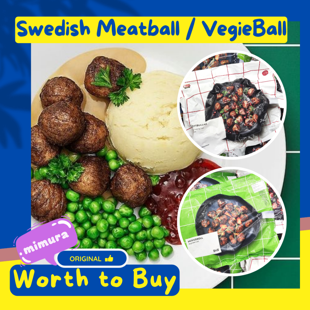 Jual Swedish Meatball Vegieball Huvudroll Kottbullar Bakso Ike4 Frozen