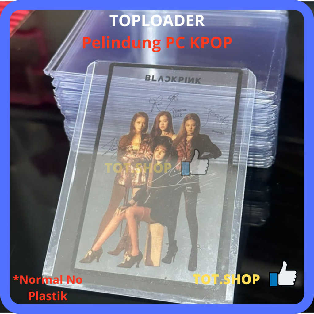 Jual [10-pcs] Toploader 35PT Sideloader Card Sleeve Photocard Deco ...