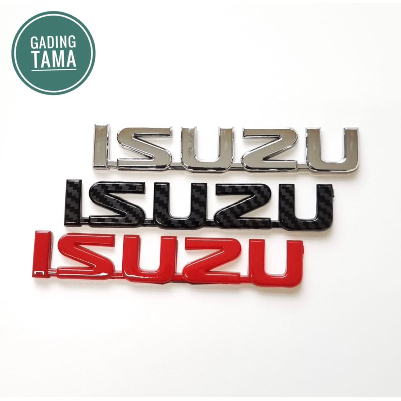 Jual Stiker Emblem Mobil ISUZU Bahan ABS | Shopee Indonesia