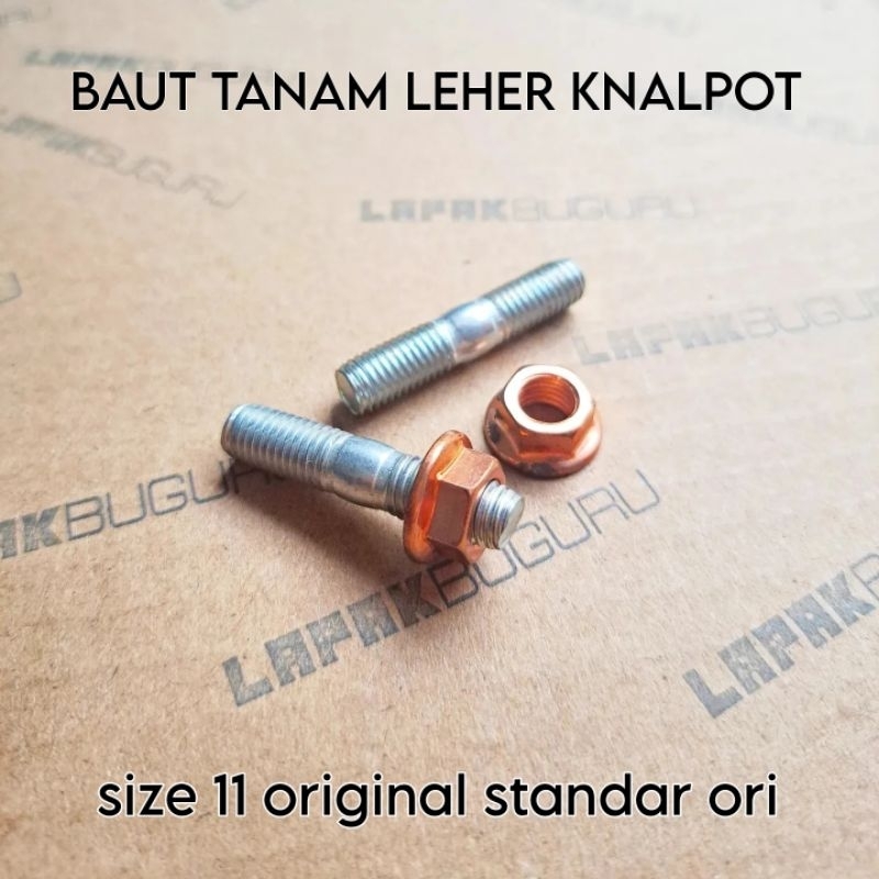 Jual BAUT TANAM FULLSET LEHER KNALPOT BAGIAN BLOK MESIN PIAGGIO