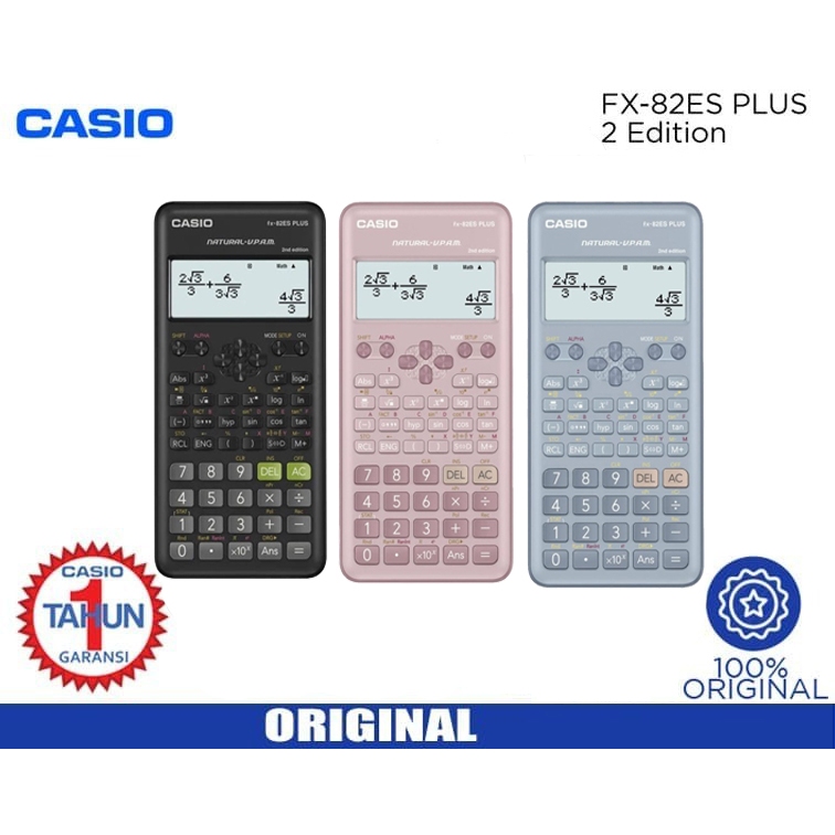 Jual Kalkulator Casio FX-82ES PLUS Original 2nd Edition Calculator ...