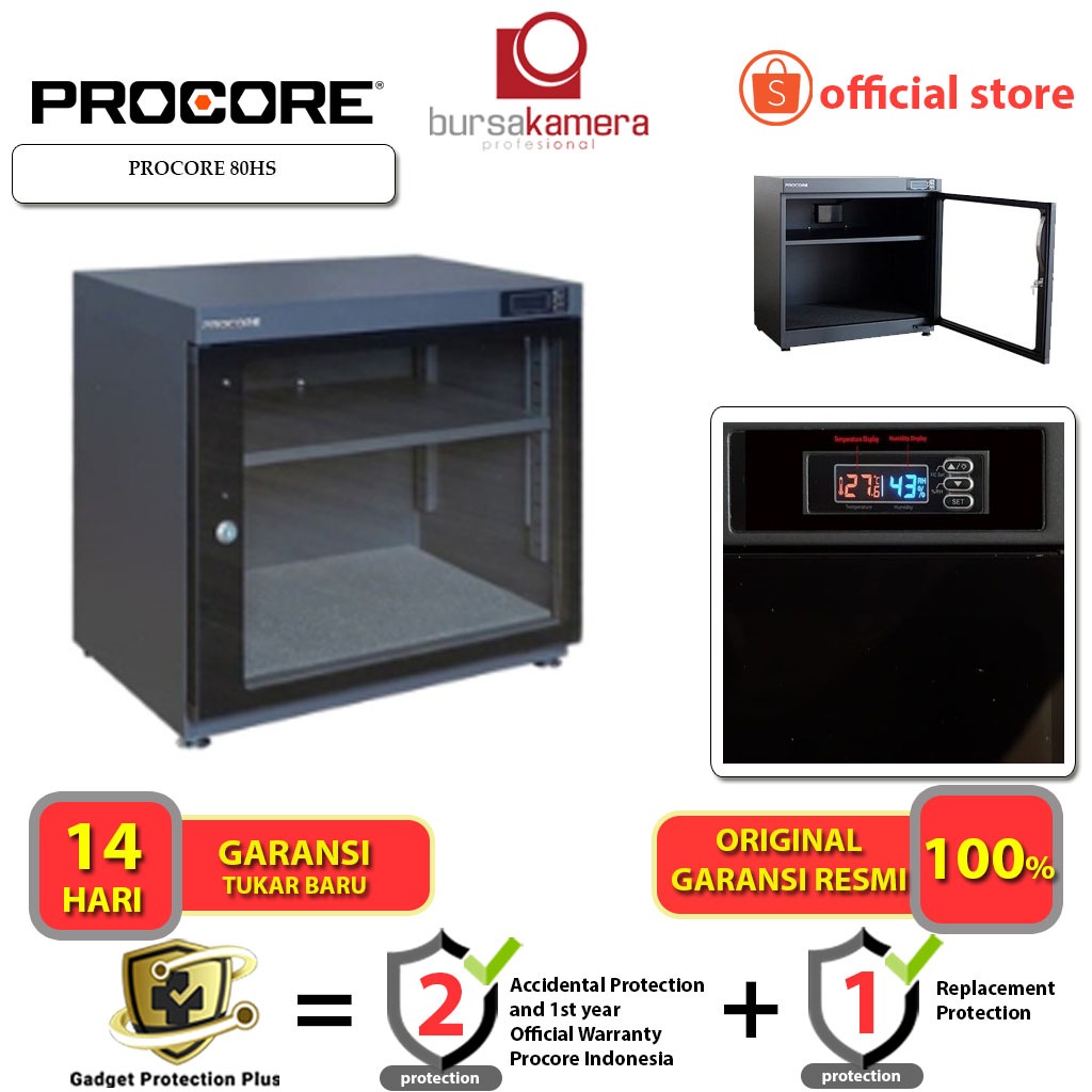 Jual Procore Electric Dry 80L PC80HS / Dry Box 80L / Dry Box