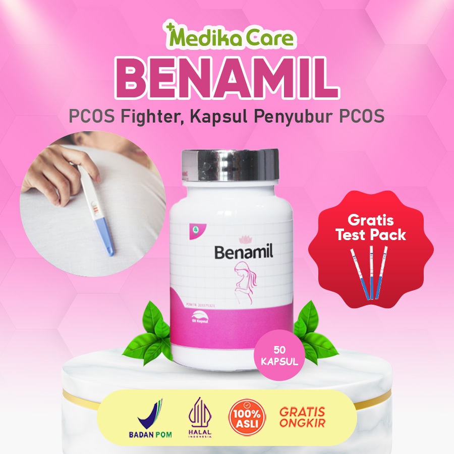 Jual Benamil Kapsul Penyubur Kandungan (Free Test Pack) - Halal dan ...