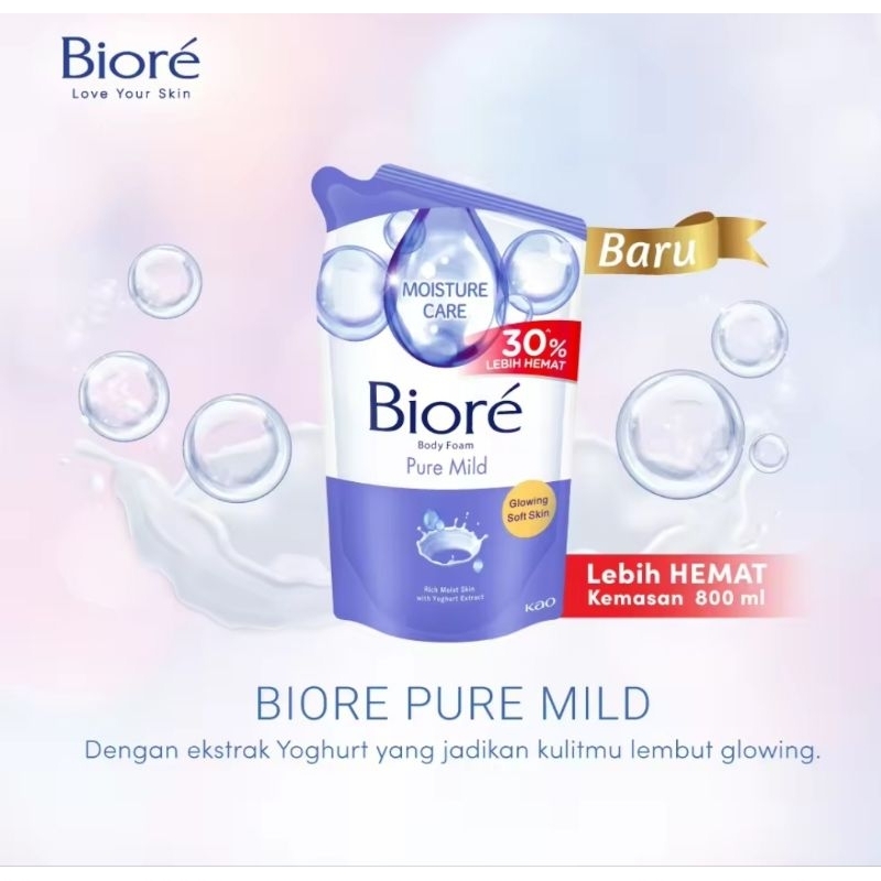 Jual Biore Pure Mild 800 mL | Shopee Indonesia