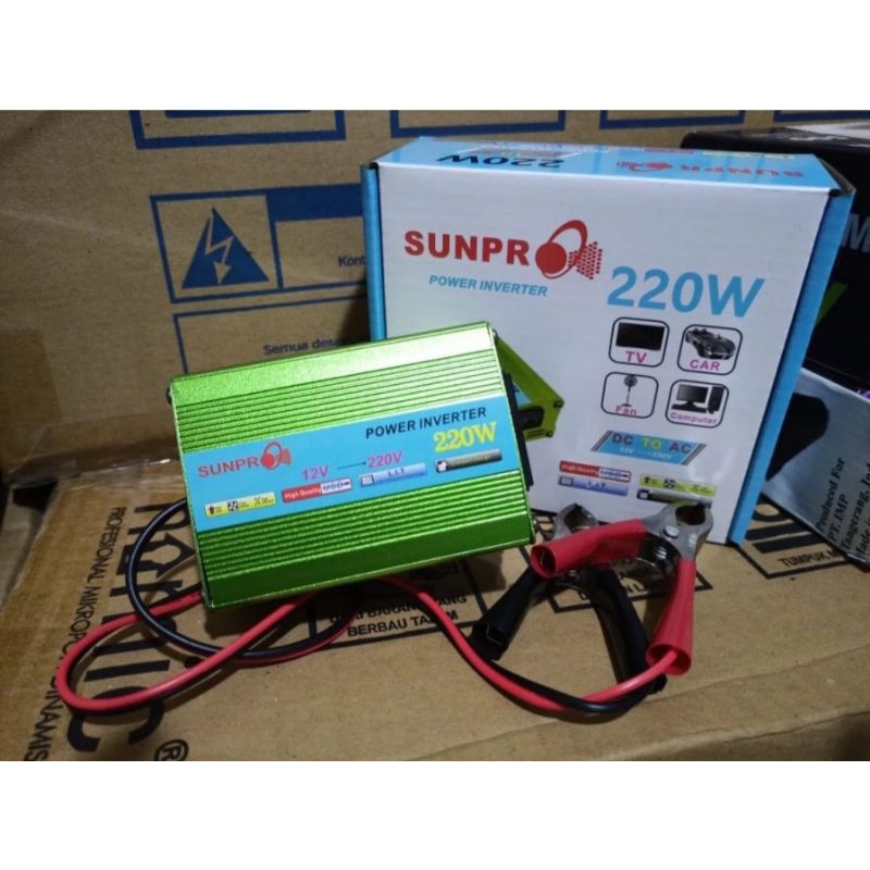 Jual Power Inverter Sunpro 220Watt | Shopee Indonesia