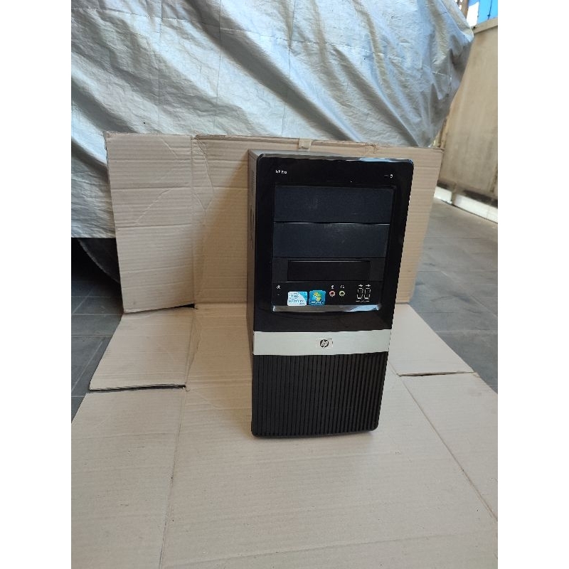 Jual casing case pc merk HP model standart bisa masuk mobo & psu