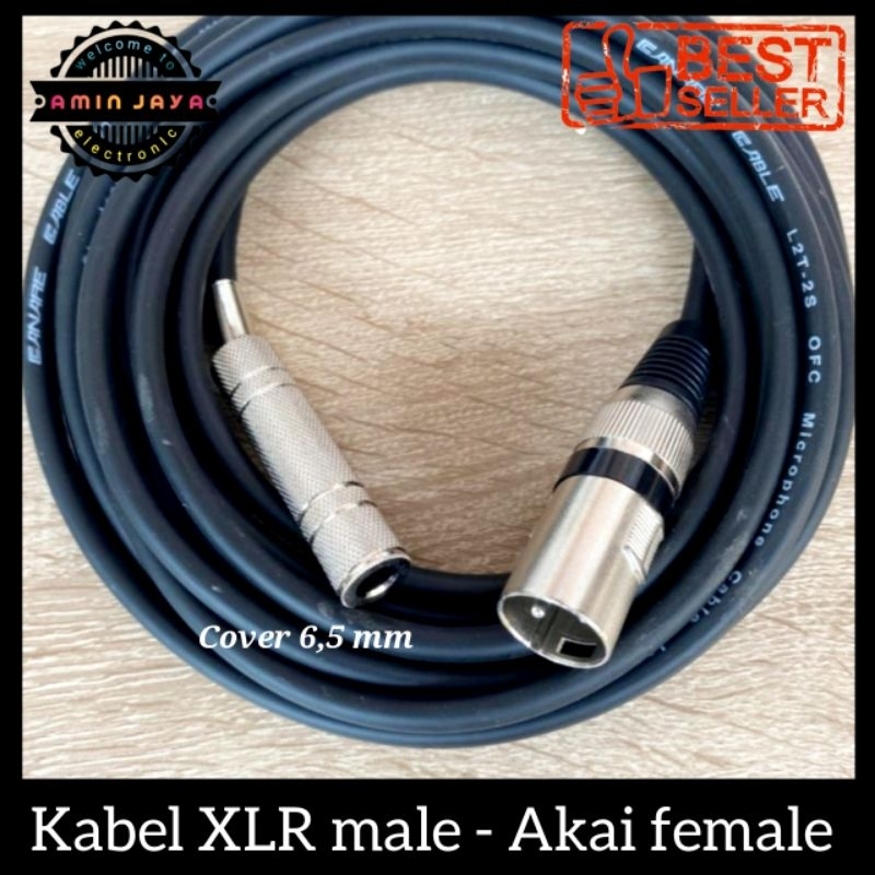 Jual Kabel Jack Xlr Male To Female Akai Kabel Canare Japan Standard Shopee Indonesia