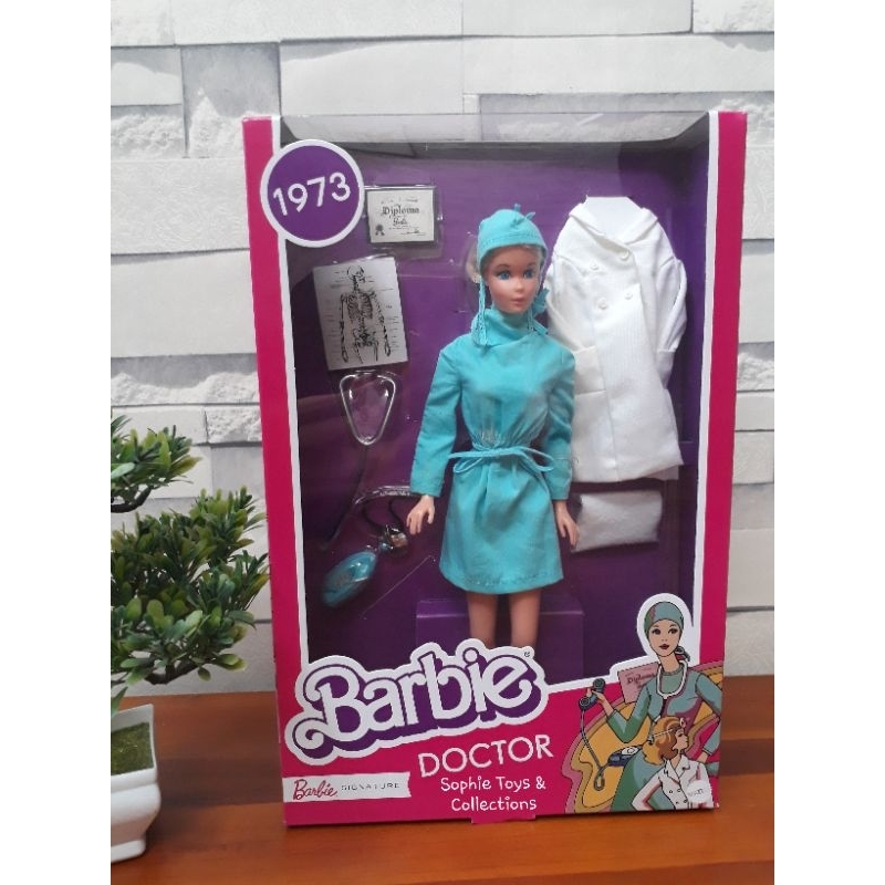 Jual Mattel Barbie Signature Vintage Doctor 1973 - Mainan Boneka Anak