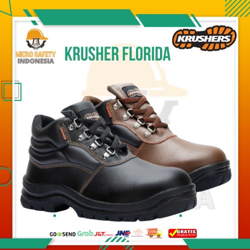 Jual Sepatu Safety KRUSHER FLORIDA / Sepatu Safety kerusher Original