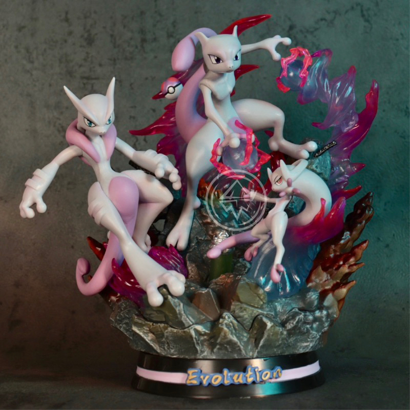 Jual Mewtwo full evolution by MFC Studio pokemon mew action figure with ...