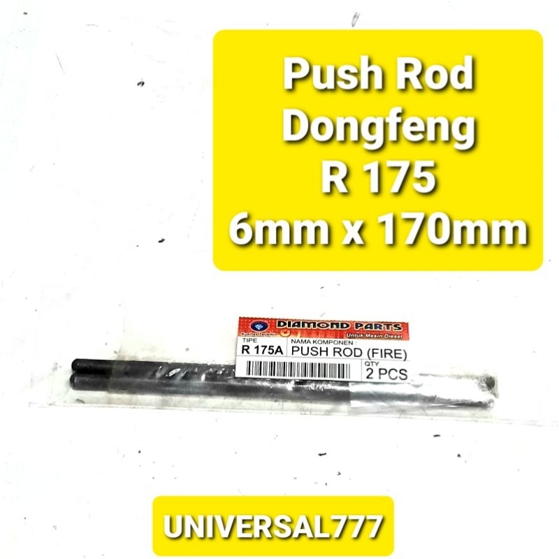 Jual R175 Valve Push Rod Dongfeng R 175 Sumpit Klep Diesel PushRod ...