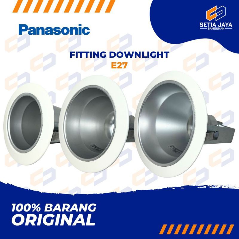 Jual Fitting Kap Downlight Lampu Panasonic Inch Inbow Nlp Shopee Indonesia