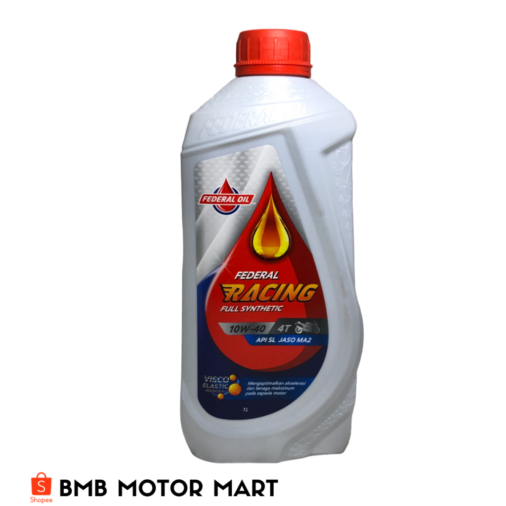 Jual OLI FEDERAL RACING FULL SYNTHETIC 10W-40 1L ORIGINAL ASLI | Shopee ...