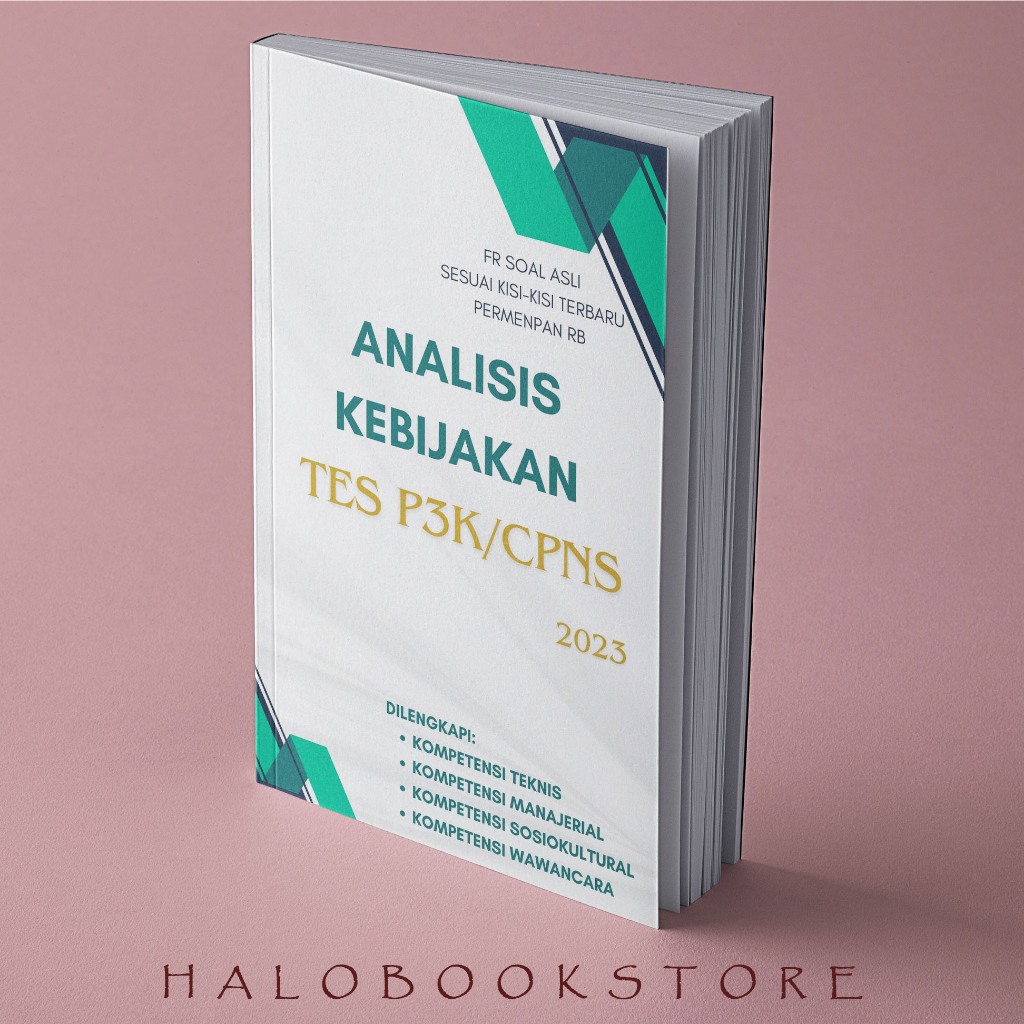 Jual PPPK ANALIS KEBIJAKAN 2023 - BUKU PPPK TEKNIS ANALIS KEBIJAKAN ...