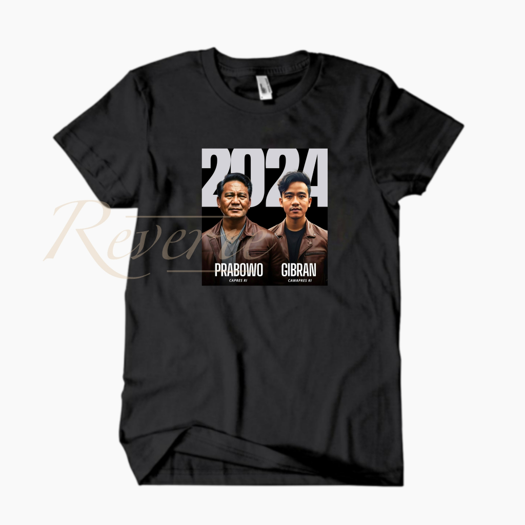 Jual SERAGAM KAOS 2024 PRABOWO GIBRAN BAJU KAMPANYE TIM SUKSES RELAWAN