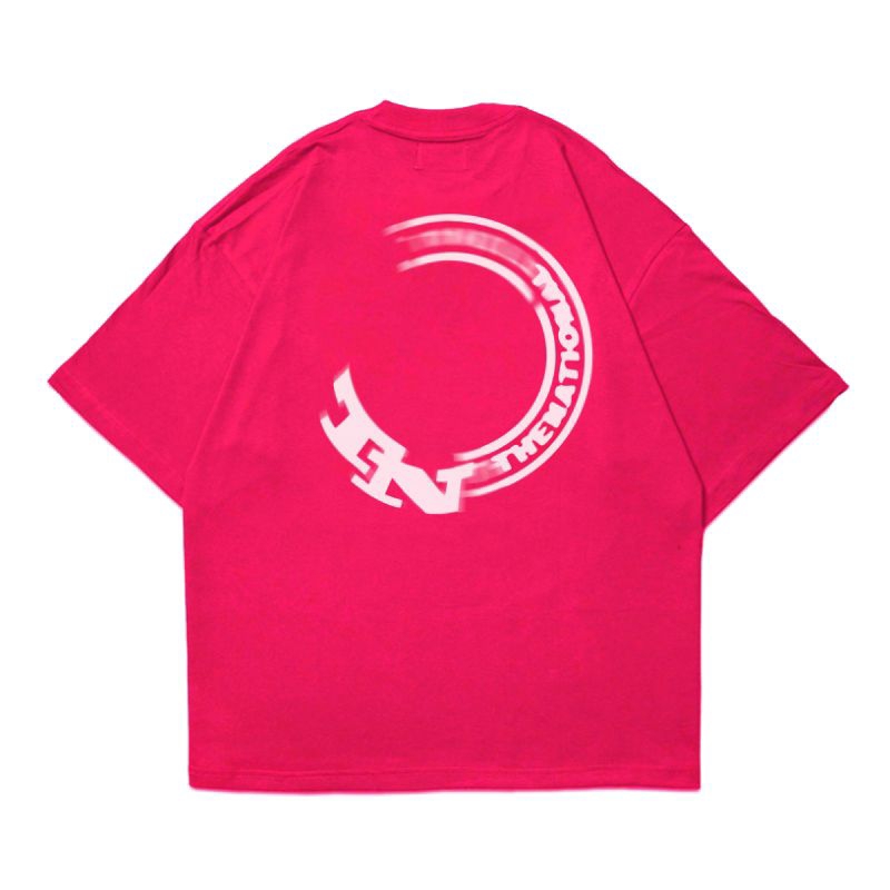 T-shirt Oversize FANTA Orange Lavé - Graphique Imprimé - 100% Coton - Coupe Relaxed - Neuf Avec étiquettes