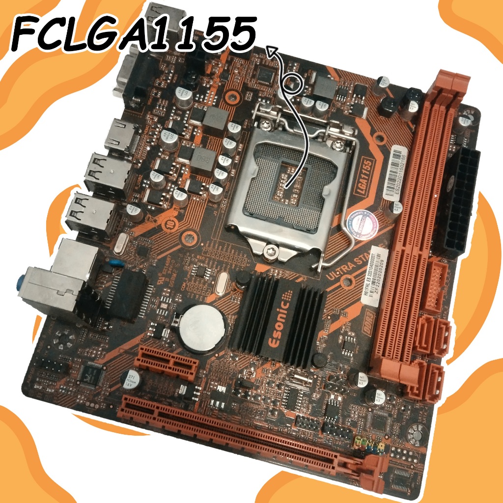 Jual MOTHERBOARD ESONIC H61 FHL SOCKET LGA 1155 | Shopee Indonesia