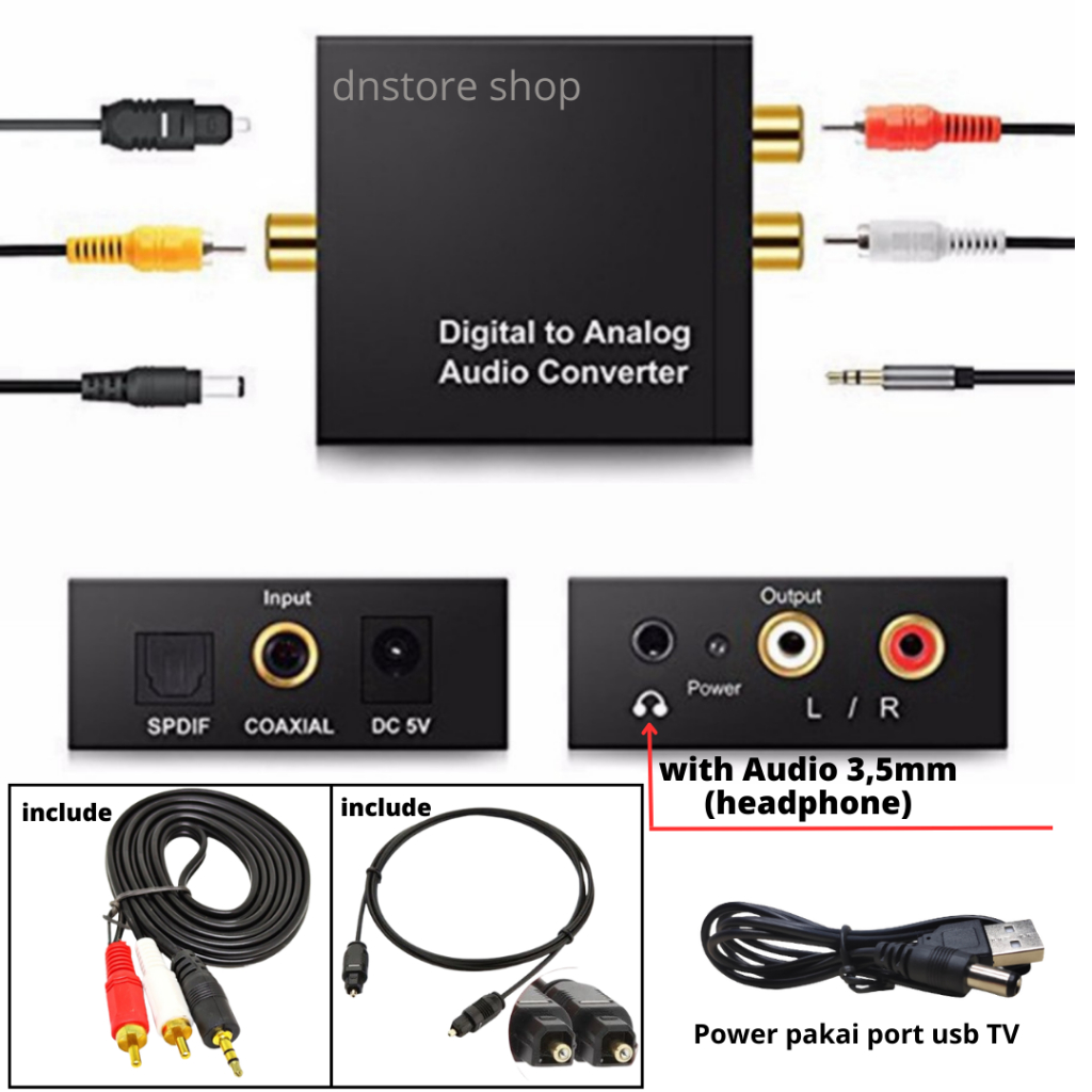 Input Lg Tv Mm Jack Converter Audio Tv Digital (smart TV LED