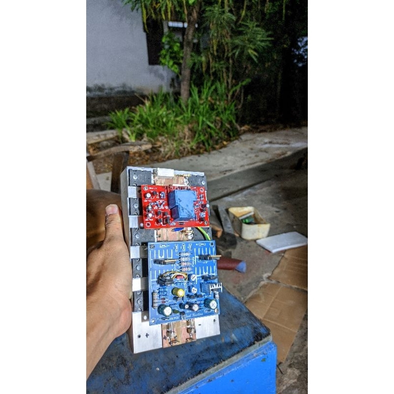 Jual Driver Socl 504 mod Kartino Flat - Tr final plus Heatsink 4mm