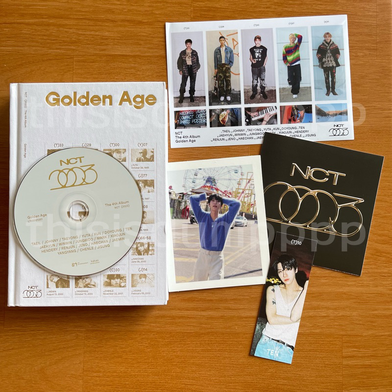 Jual BOOKED Album Only Golden Age NCT 2023 Archiving Ver. | Shopee ...