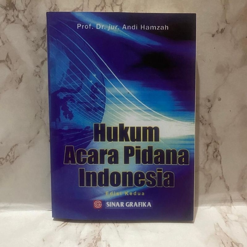 Jual Hukum Acara Pidana Indonesia Edisi Kedua Prof Dr Jur Andi