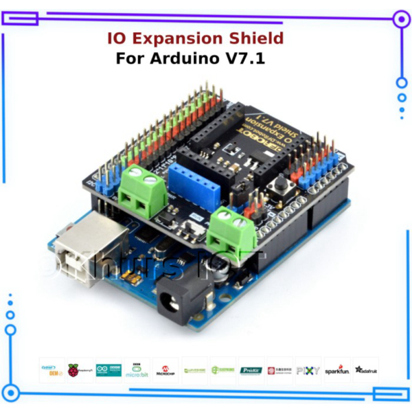 Jual DFRobot : IO Expansion Shield for Arduino V7.1 Limited | Shopee ...