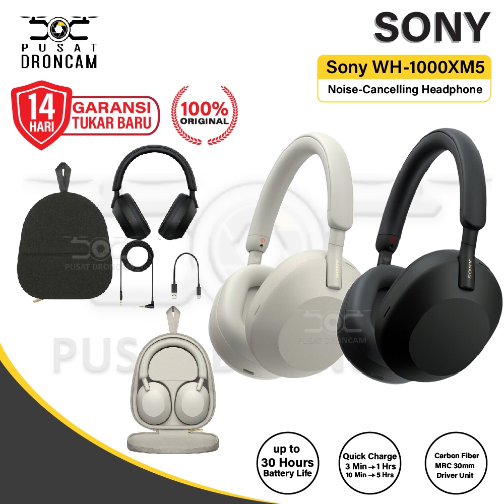 Jual Sony WH1000XM5 / WH1000 XM5 NoiseCancelling Headphones WH1000XM5