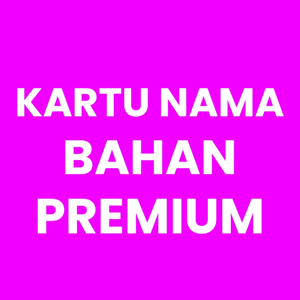 Jual Express Same Day Hari Siap Cetak Kartu Nama Premium Sisi Sisi Bahan Premium