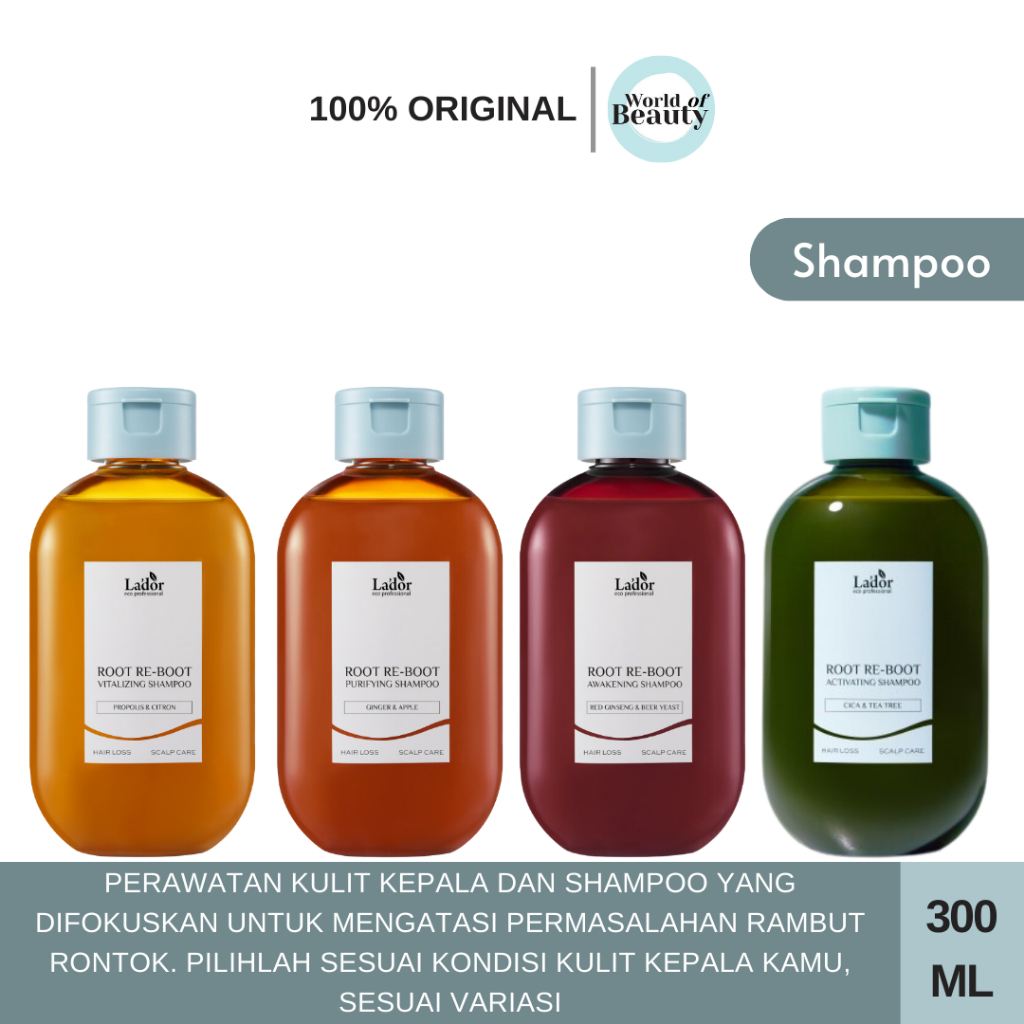 Jual WOBS ORIGINAL Lador Root Reboot Activating Vitalizing Awakening Purifying