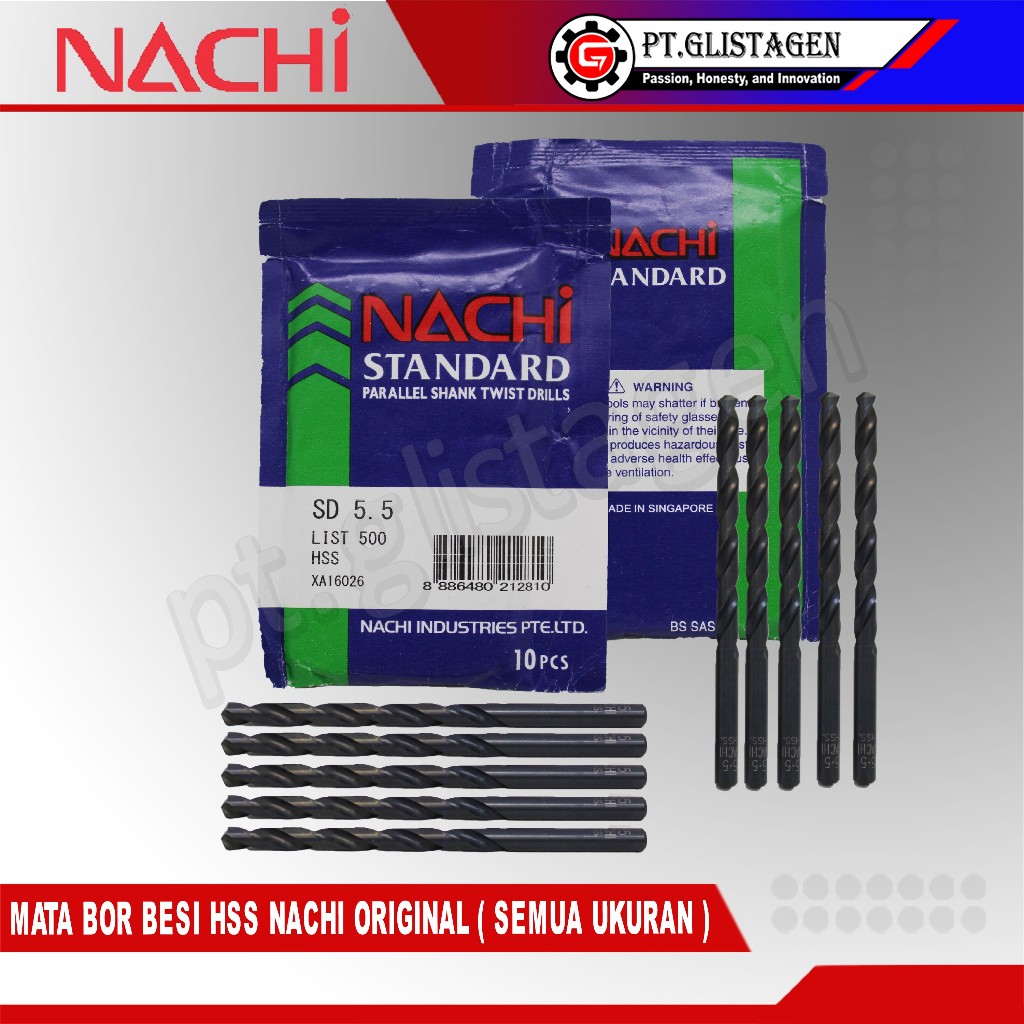 Jual Nachi Mata Bor Besi Hss Original Semua Ukuran Mm Mm