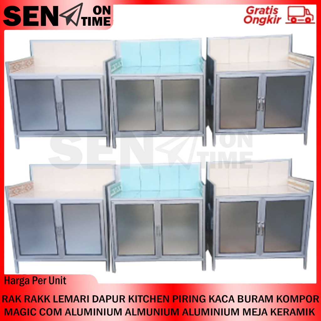 Jual [Instant] RAK DAPUR RACK KOMPOR SUSUN MINIMALIS BUMBU KERAMIK