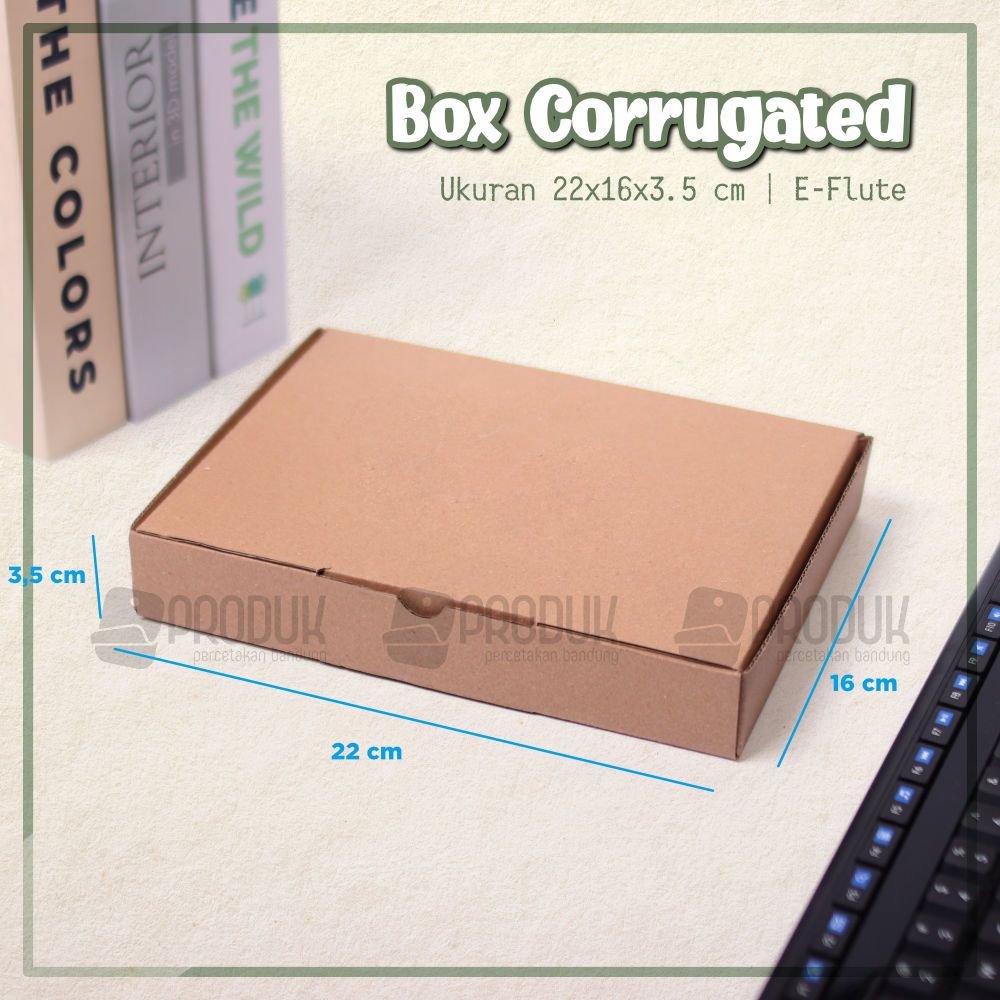 Jual Kardus Corrugated 22x16x35 Cm Die Cut Kotak Karton Box Packing Souvenir Pizza 6584