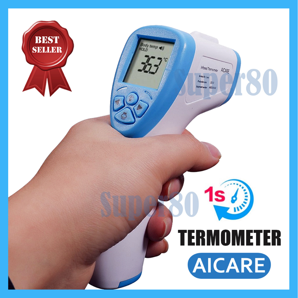 Jual Thermogun thermometer infrared Thermo gun GF-Z99Y layar 3 warna alat  ukur suhu badan