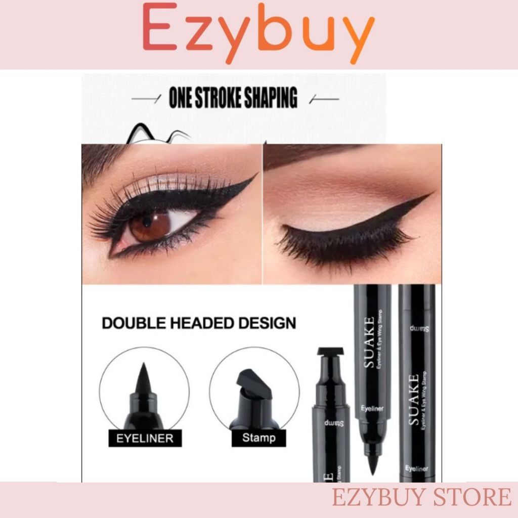 Jual ORIGINAL!! EYELINER STAMP SUAKE Waterproof Tahan Lama Shopee Indonesia