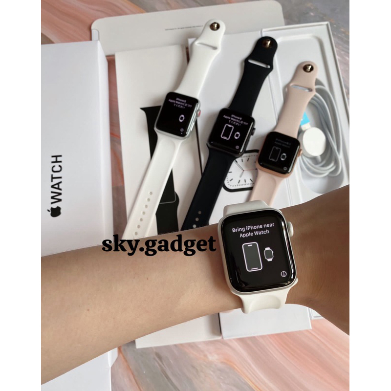 Apple Watch iwatch Seri 40mm 44mm Second Original 100% Fullset  Like New Bergaransi ex internasional Smartwatch Jam tangan