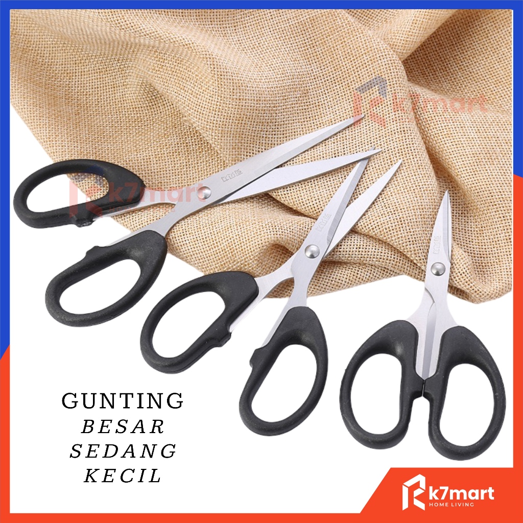 Jual K7mart Gunting Stainless Steel Guting Serbaguna Kertas Kain