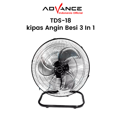 Jual Advance Kipas Angin Besi 18 Inch TDS18 3 In 1 Stand Desk dan Wall
