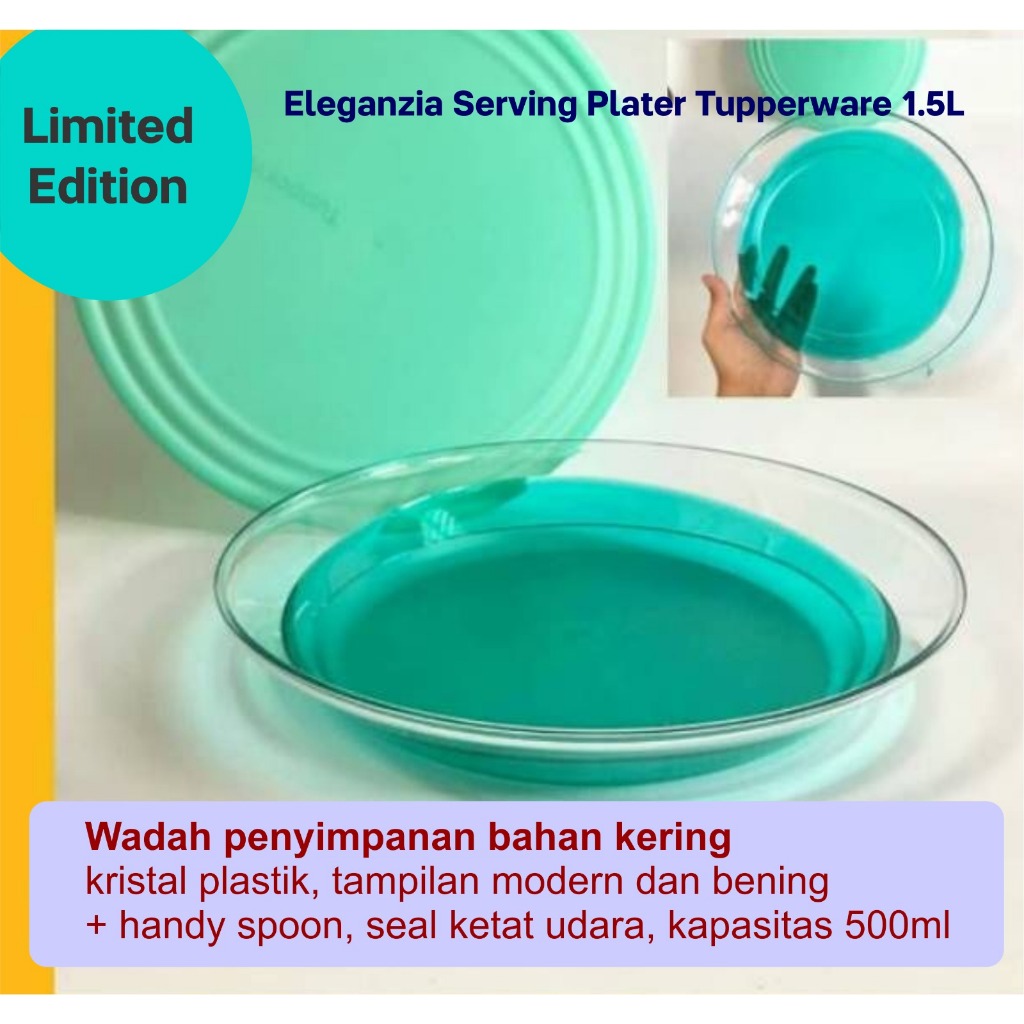 Jual Wadah Saji L Eleganzia Serving Plater L Tupperware Shopee Indonesia