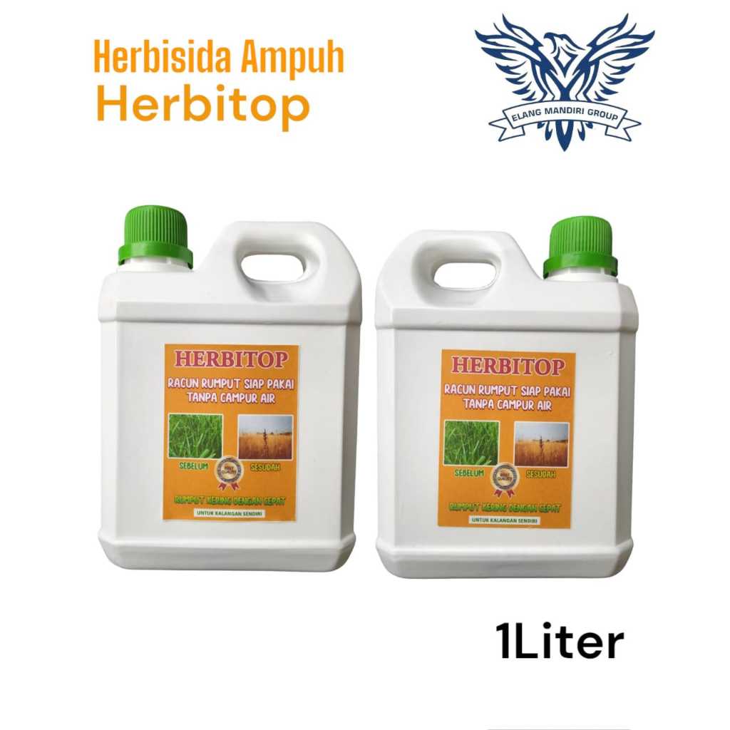 Jual Herbitop 1 Liter Herbisida Obat Rumput Racun Rumput Siap Pakai