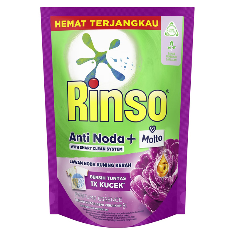 Jual Rinso Anti Noda Deterjen Cair Perfume Essence 510 ml | Shopee ...