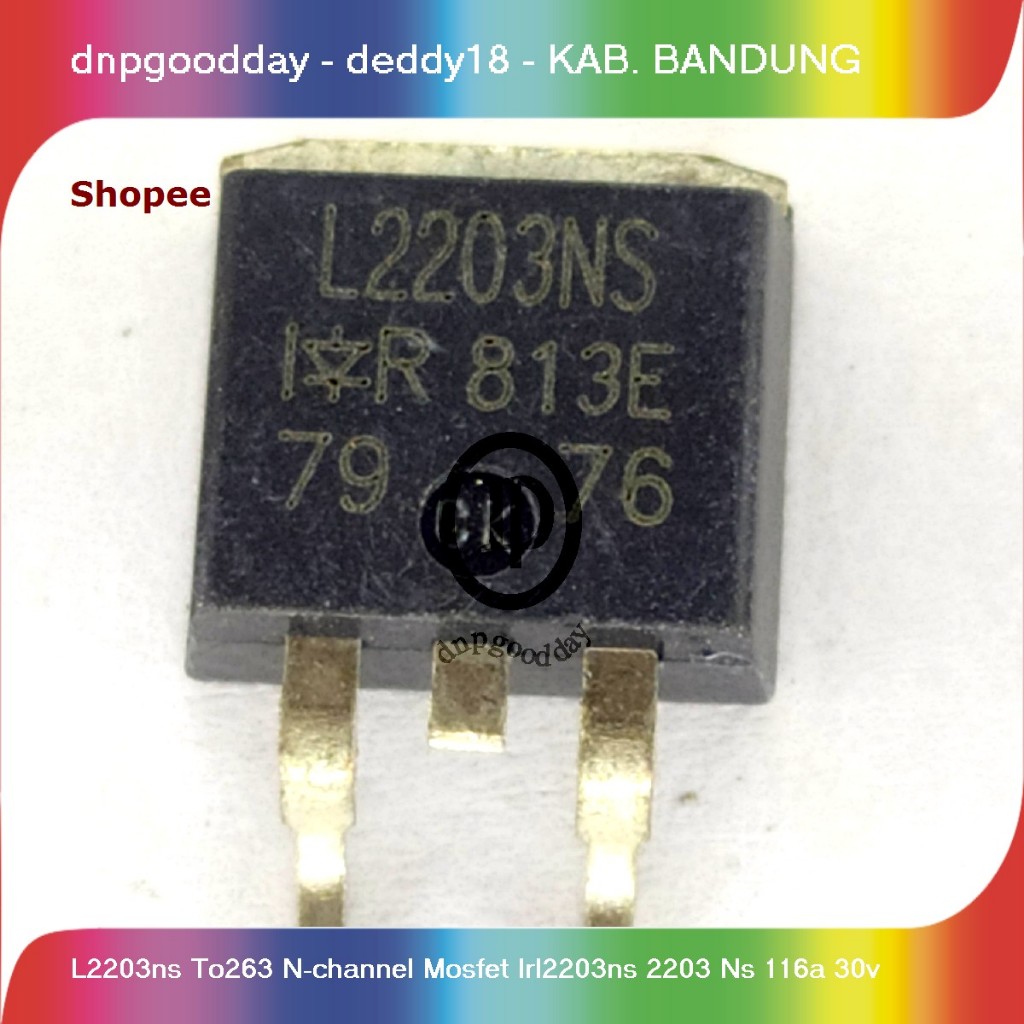 Jual l2203ns to263 n-channel mosfet irl2203ns 2203 ns 116a 30v | Shopee ...