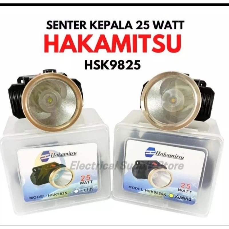 Jual senter kepala 25 watt (warna kuning) | Shopee Indonesia