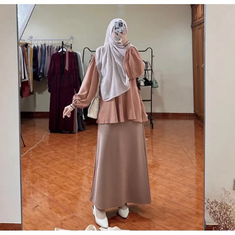 Jual Rok Crincle Line A Premium / Rok basic Rok kerja / Rok kondangan ...
